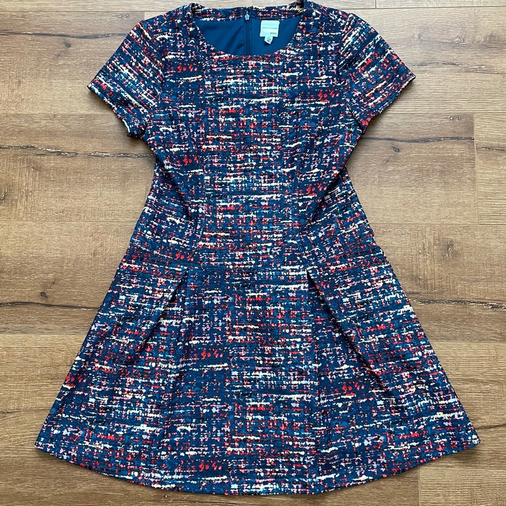 EUC Plenty Dresses by Tracy Reese Petites Multicolor Fit & Flare Dress 4P